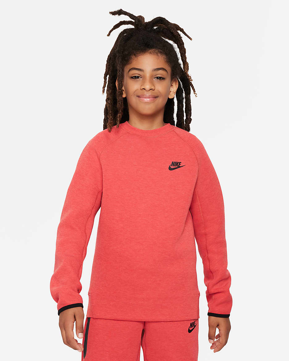 Nike Sportswear Tech Fleece Big Kids Boys Sweatshirt. Nike